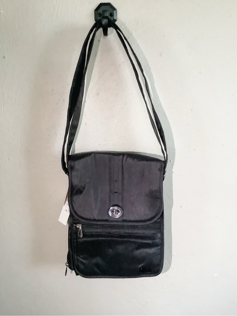 NWT lug Black Moped Bag Crossbody Shoulder Bag - RFiD